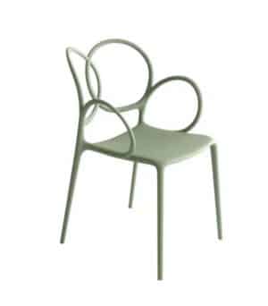 Sissi Driade / Fauteuil visiteur design avec accoudoirs