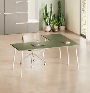 Mod Round Archiutti / Bureau manager avec retour