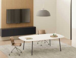 Mod Round Archiutti / Table de réunion arrondie