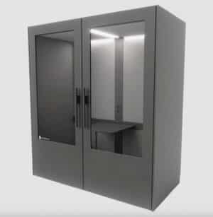 Double booth Phonealone / Cabine acoustique double