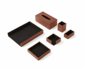 Minerva Plus Eglooh / Set de bureau en cuir