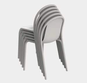 Brooklyn Vondom / Chaise visiteur empilable