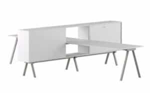 2027 Gaber / Bureau double avec armoires