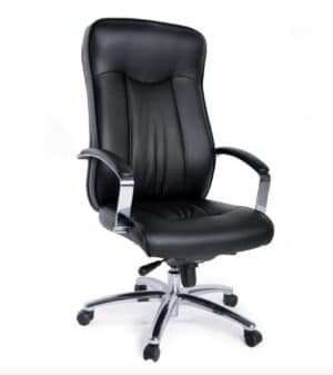 Revolving / Fauteuil de direction en cuir