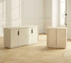 Madera Harmony / Armoire basse bout de bureau