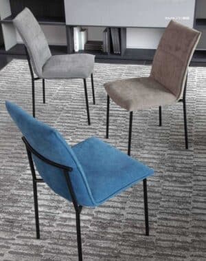 Kyoto / Chaise visiteur en tissu