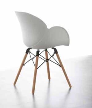 Lotus wood / Fauteuil visiteur design