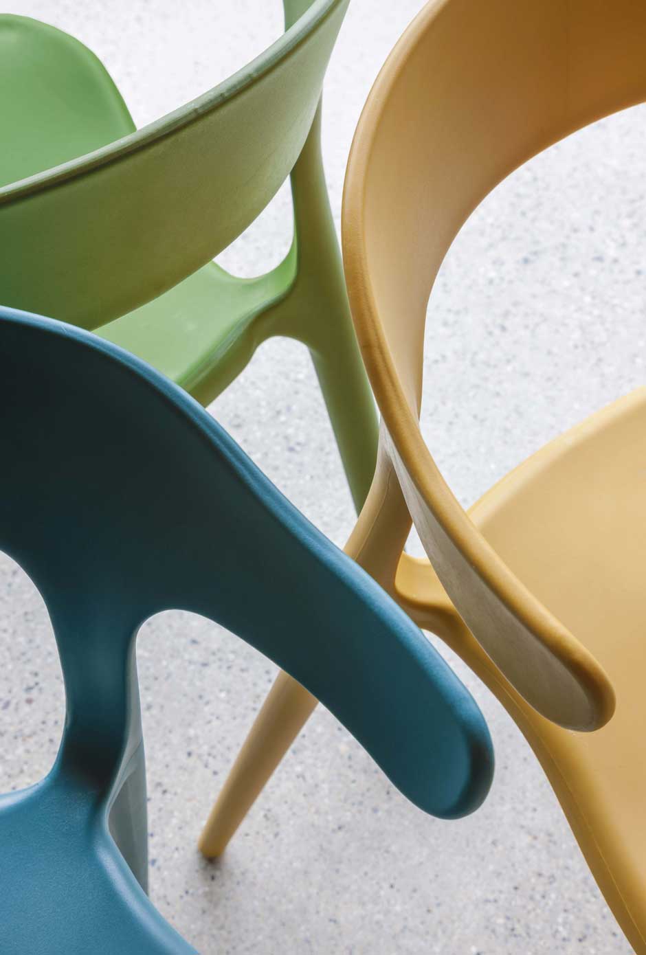 88053_7 - MonBureauDesign Brera / Chaise en plastique avec accoudoirs La seggiola (ref. 88053i)